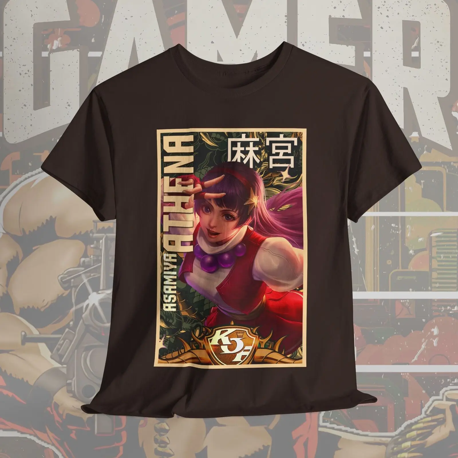 King of Fighters Athena Asamiya Gaming Shirt KOF Tee Gamer Unisex T-Shirt