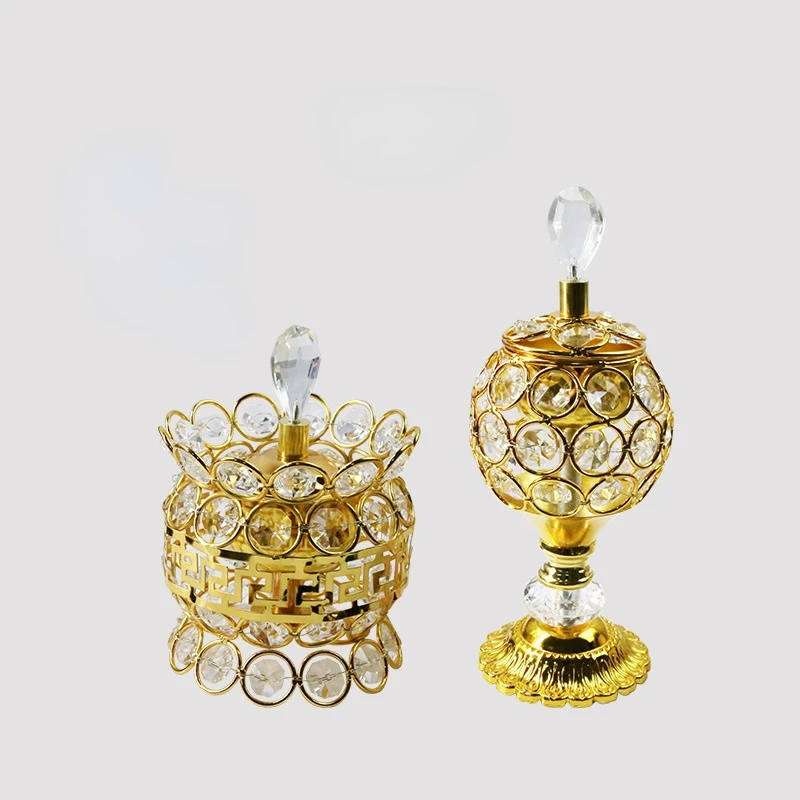 

Fashion Creative Crystal Censer Home Incense Burner Personality Decoration Ornament Support Drop Shipping