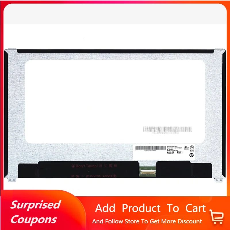 14 InchB140HAN03.3 LCD Screen EDP 30PIN 60Hz FHD 192081080 Laptop Replacement Display Slim Panel