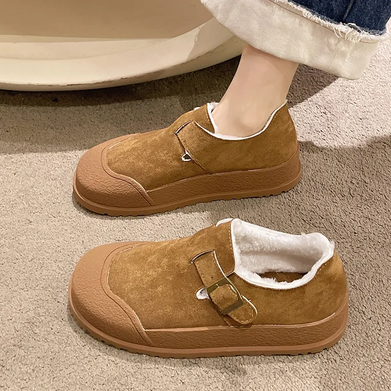 

Shallow Mouth Casual Woman Shoe Autumn Modis Clogs Platform Round Toe Slip-on Fall New 2022 Moccasin Winter Creepers Slip On Lei