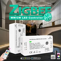 zigbee led dimmer controller zigbee led wwcw strip controller color temperature and brightness remote rgbw controller