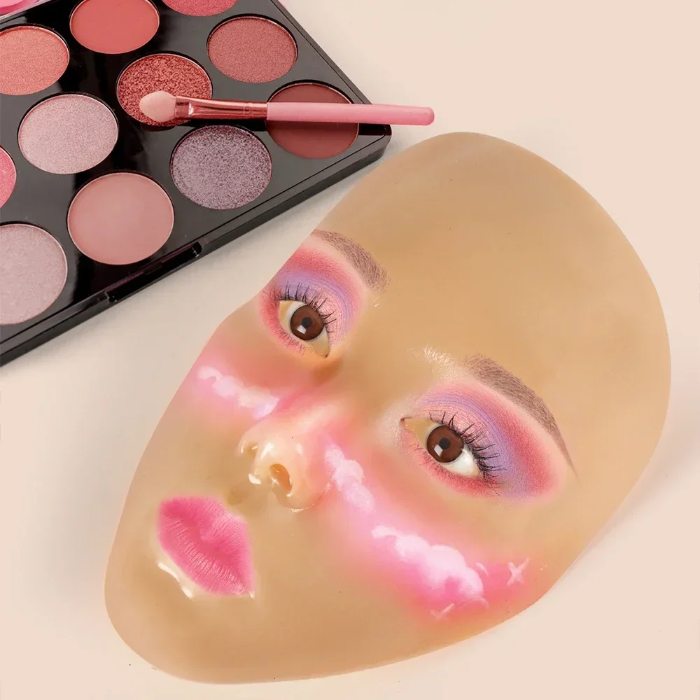 Многоразовый Макияж для лица искусственная подушка глаз силиконовый