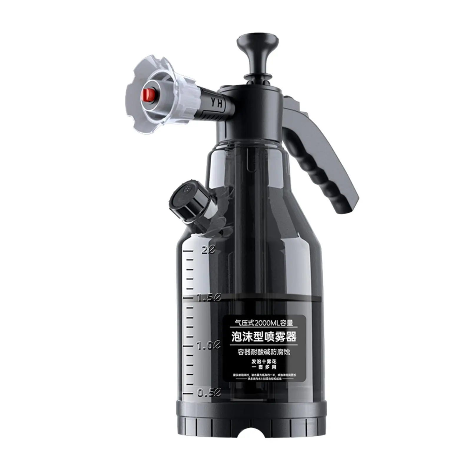 

Foam Sprayer Watering Bottle Windproof Nozzle 2000ml Hands Car Wash Pump for Garden Care Watering Household Cleaning Car Washing