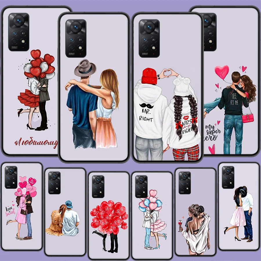 

Чехол для телефона с изображением девушки возлюбленной розы для Xiaomi Redmi 10A 10C 10 9 Prime 8 7 6 10X 9A 9C 9T 8A 7A 6A S2 K20 K30 K40 Pro Capa Coque