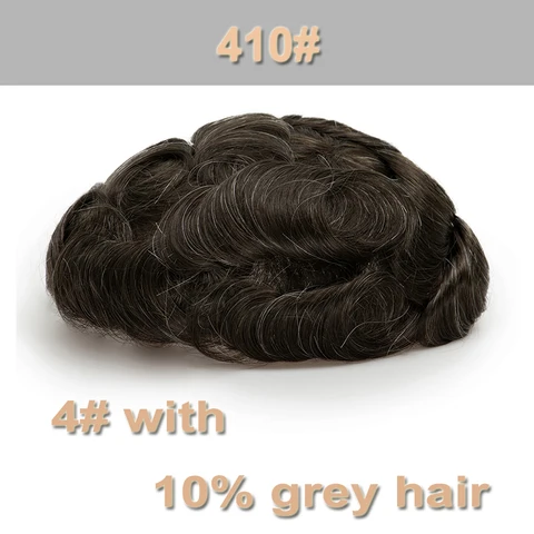 Мужской капиллярный протез 0,04-0,06 мм, фотоискусственные парики для мужчин, протез натуральных волос, 100% система человеческих волос
