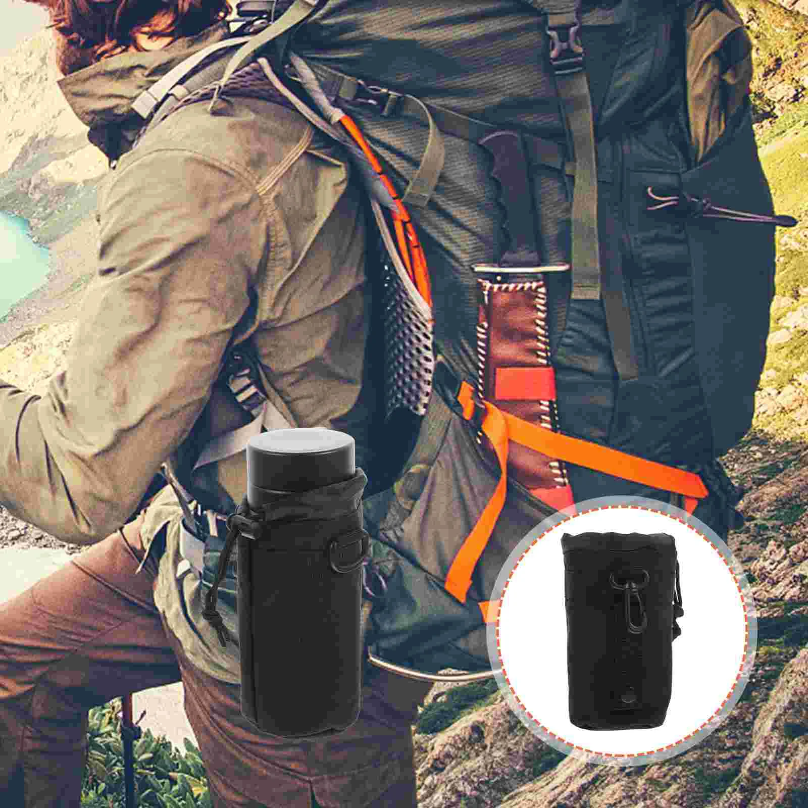 

Bottle Water Holder Carrier Cover Sling Cup Sleeve Insulated Sports Drink Pouch Carrying Covers Portable Mesh Nursing Dog