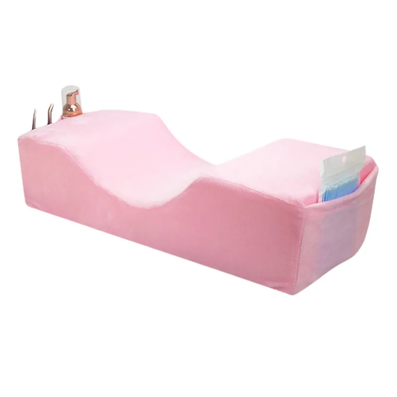 

Professional Lash Pillow Eyelash Neck Support Soft Grafting Memory Foam Extension Makeup Pillow for Salon and Home