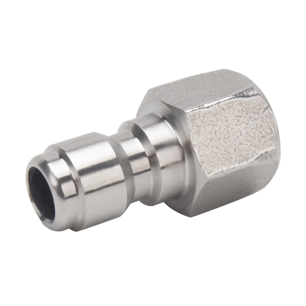 

High Pressure Washer Connector Pressure Washer Coupling Quick Release Adapter 1/4\\\\\\\" Male Male Fitting Hose Connector