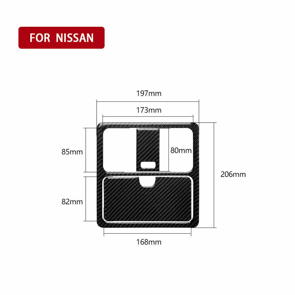 

Panel Trim Reading Light 3 Pcs/set Carbon Fiber Carbon Gloss Accessories
