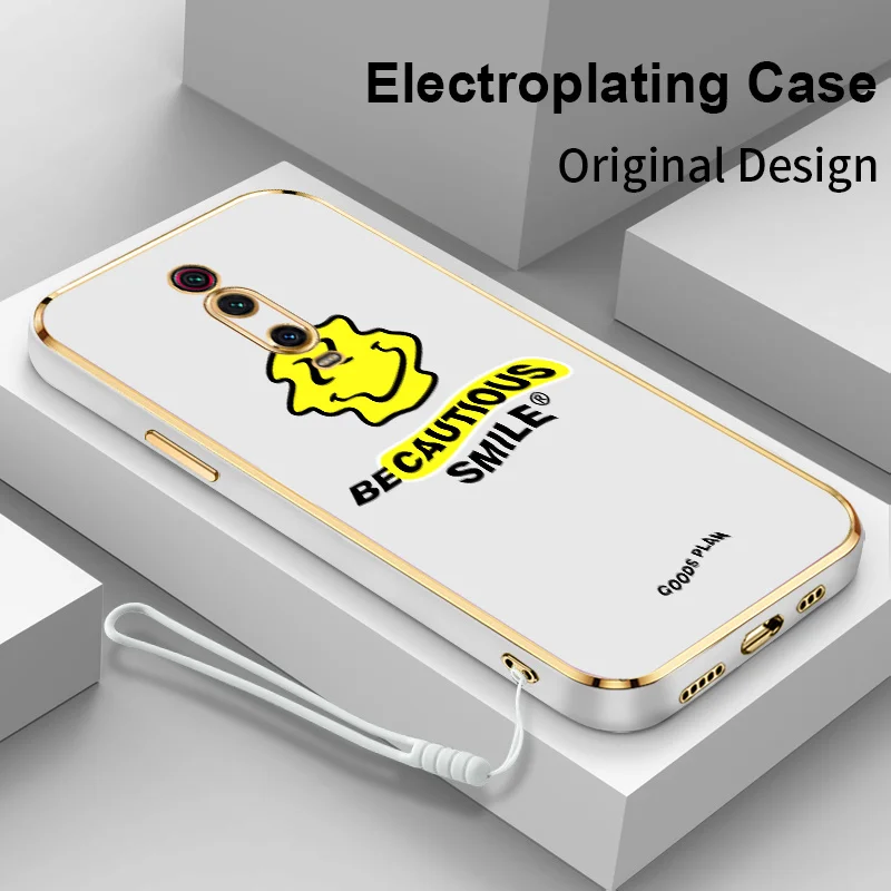 

English Smiley Face Case for Xiaomi Redmi K20 K30 K40 Pro Plus K40 Ultra Xiaomi 9T 9T Pro 11i 11X Pro Poco X2 F2 Pro F3 Camera