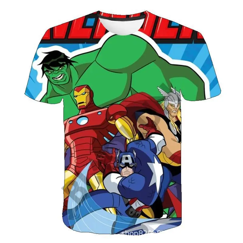 

Футболка с 3D-принтом Халка грута Marvel, мужская и женская футболка с коротким рукавом от производителя, детская одежда, одежда для родителей и детей
