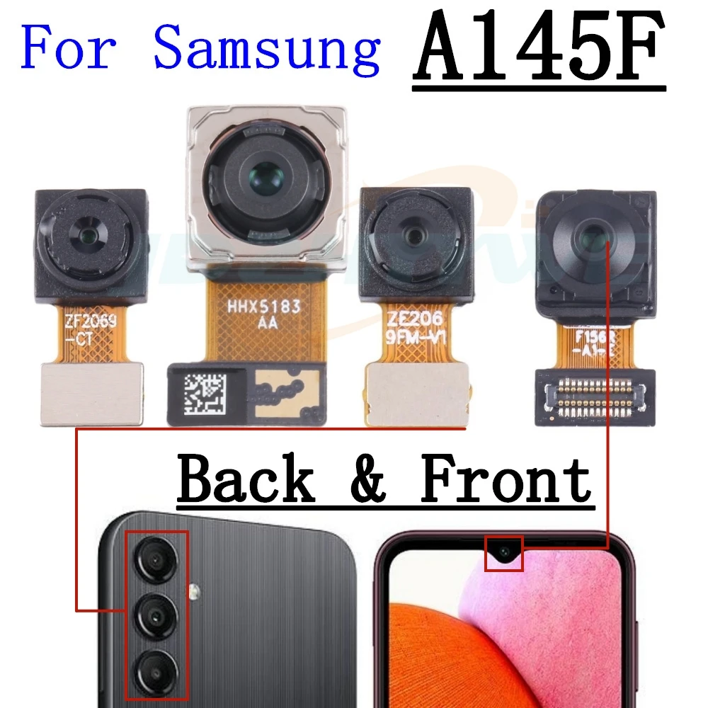 Задняя передняя камера для Samsung Galaxy A04 A14 A045 A145 селфи основной задний широкий
