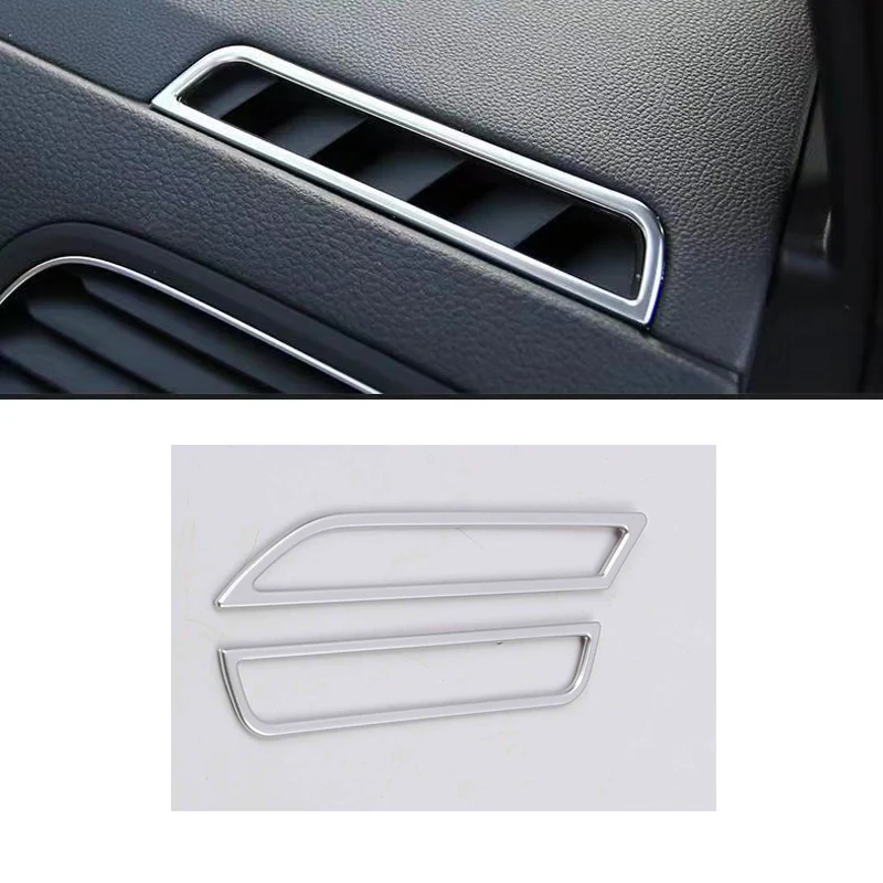 

car dashboard air vent outlet frame trim chrome for volkswagen vw golf 7 gti mk7 2013 2014 2015 2016 2017 2018 2019 styling auto