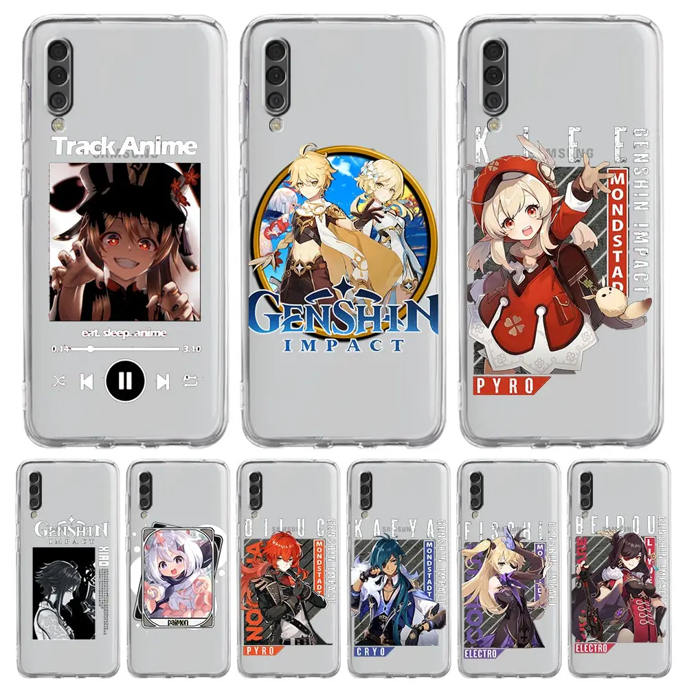 

Genshin Impact Hu Tao Game Clear Phone Case For Samsung Galaxy A12 A32 A50 A70 A20E A20S A10S A22 A30 A40 A52S A72 5G A02S Cover