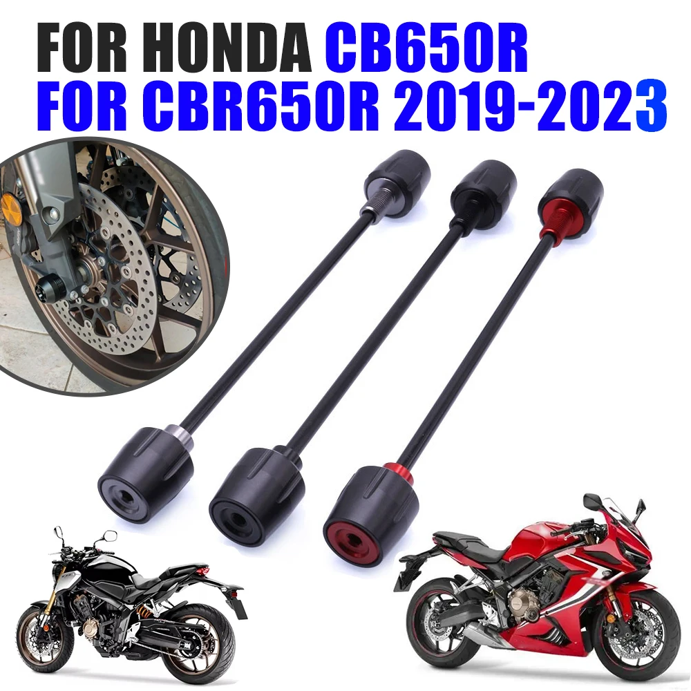 

For HONDA CBR650R CB650R CBR 650 R CB 650R CB650 R Motorcycle Accessories Front Wheel Fork Axle Crash Sliders Falling Protection