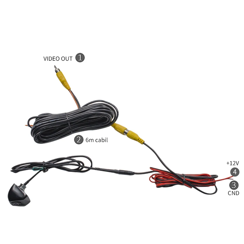 1280*720P CCD Chips Night Vision Auto Assistance Intelligent Dynamic Trajectory Parking Line Car Reverse Backup Rear View Camera |