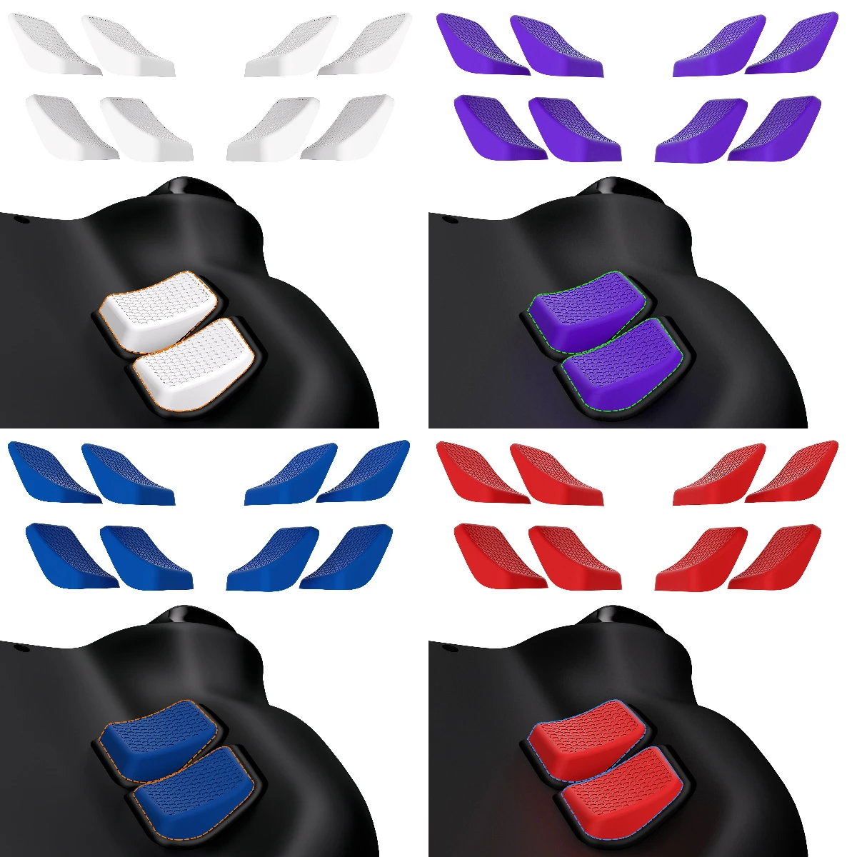 

PlayVital Back Button Enhancement Set for Steam Deck Grip Improvement Button Protection for Steam Deck Accessories