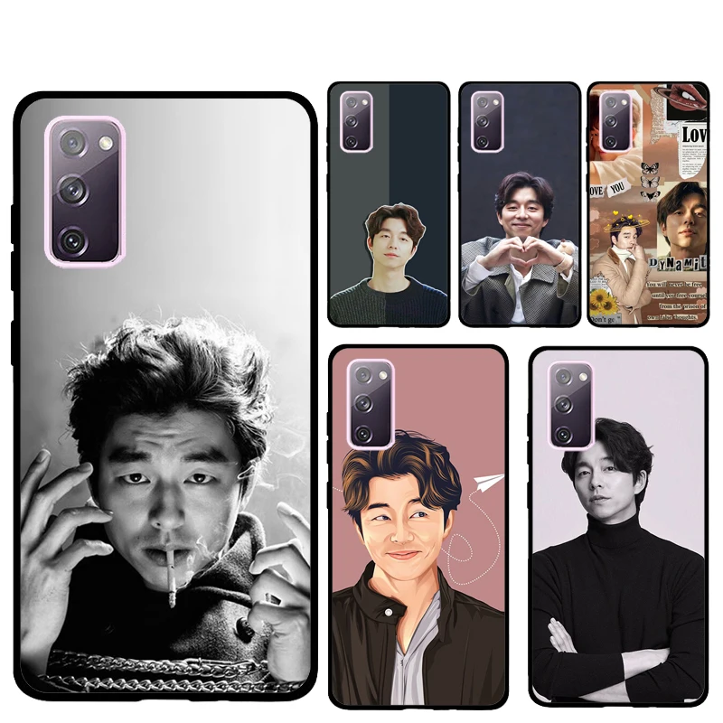Чехол для телефона Kpop Gong Yoo Samsung Galaxy S25 Ultra S9 S10 S20 FE S21 S22 S23 Plus S24 Back Cover