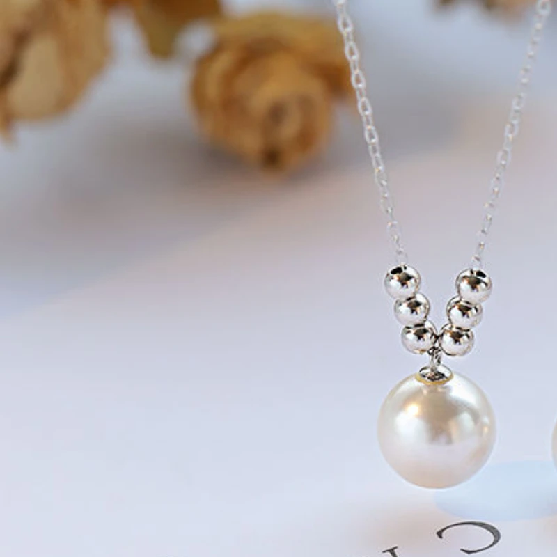 Draweye Luxury Quality Necklaces for Women Pearls Simple Design Sweater Chains Elegant Chokers Ins Fashion Pendant Necklace