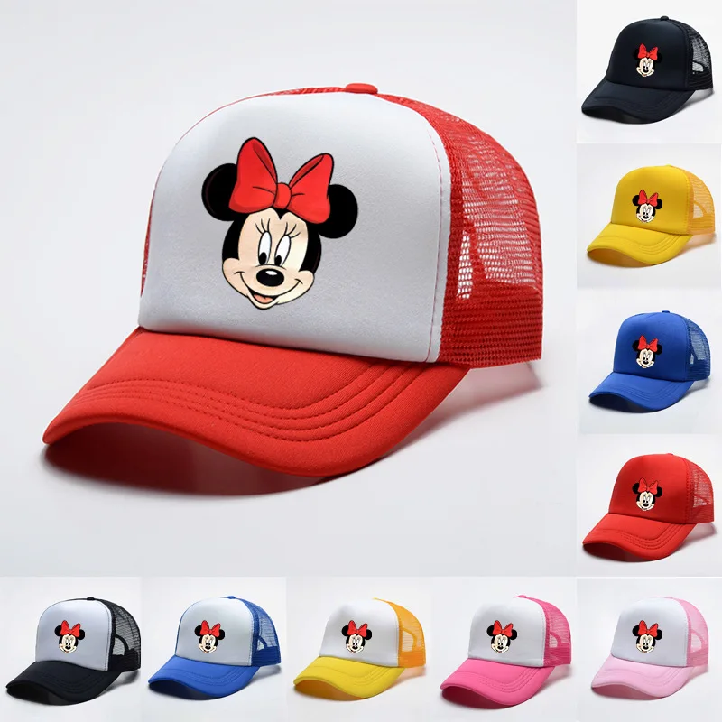 

Disney Minnie Fashion Anime Baseball Caps Casual Hat Cartoon Sun Cap Summer Children Unisex Birthday Gift