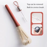 kitchen cleaning brush l shaped coffee tea glass cup baby bottle brush hangable cleaner gadgets