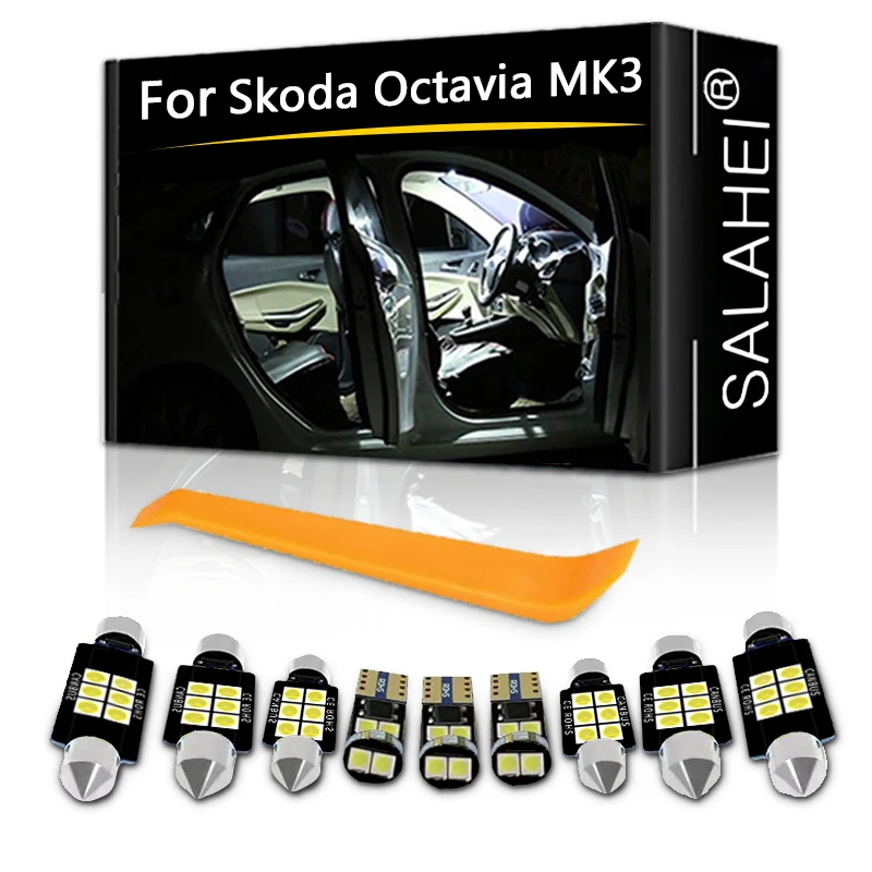 18 шт. фотообои для Skoda Octavia MK 3 MKIII Footwell 2013-2018 гг.