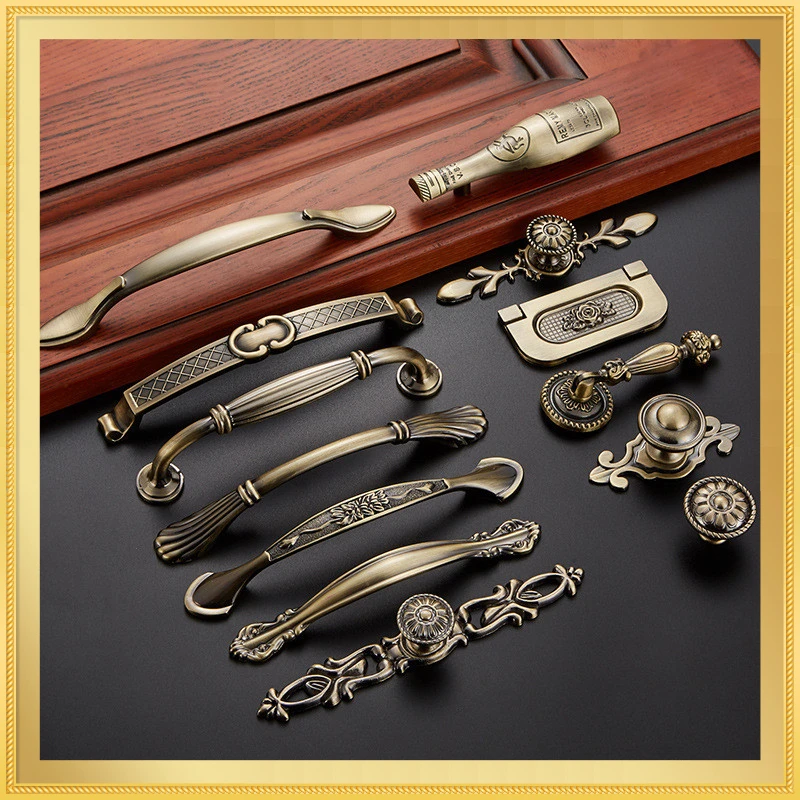 

Handle Knob Furniture Handle Kitchen Cabinet Handle Drawer Handle Pulls Zinc Alloy Cupboard Handles European Handles