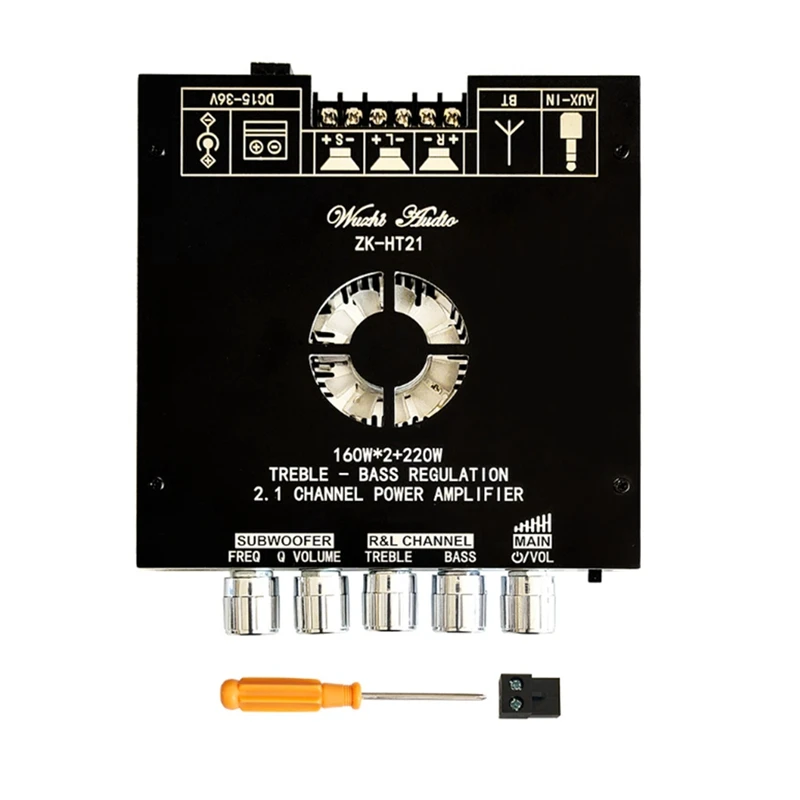 Плата усилителя мощности 2 1 каналов 2X160w + 220W сабвуфер TDA7498E