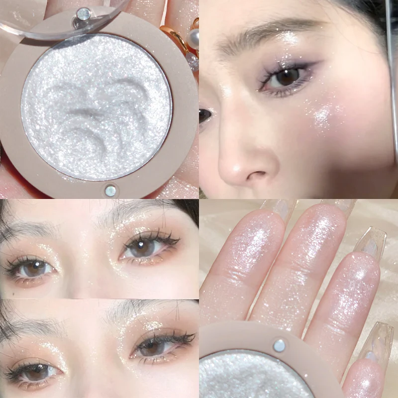 

Two In One Highlighting Eyeshadow Powder Mashed Potatoes Sweat-proof Naturally Brightening Glitter Powder High Light Cosmetics