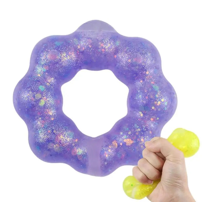 

Donut Squeeze Stress Ball Rainbow Donut Stress Balls Toy Fake Donuts Slow Rising Donut Toys Fake Donuts Squishys Toys For