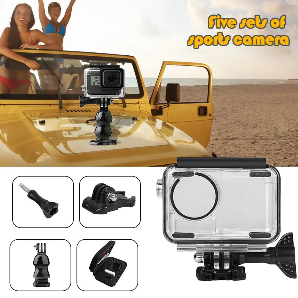 

Чехол для подводной съемки, длинная винтовая накладка на шею, 2 секции, для DJI OSMO Action, сохраняет оригинальную картину прозрачной