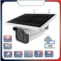 4mp wifi bullet camera surveillance ip camera solar panel rechargeable battery outdoor indoor security 4g cctv security cameras