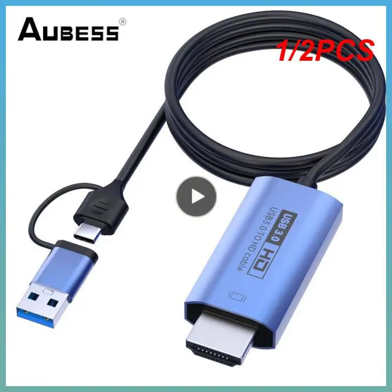 

1/2 шт., видеокарта 4K HDMI-совместимая с USB