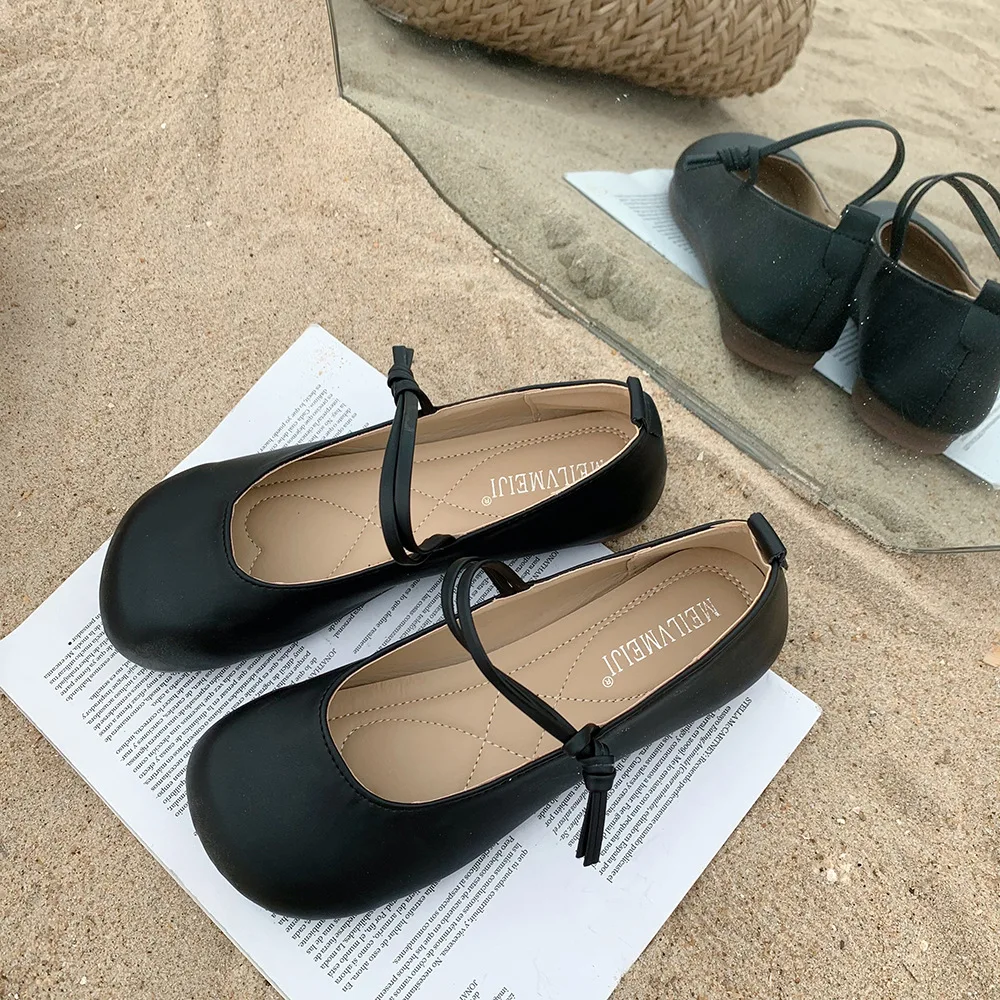Women's Flat Shoes Spring Autumn Solid Female Shoes Square Toe Mary Shoes New Women Single Shoes Soft Sole Comfort  Lady Shoes