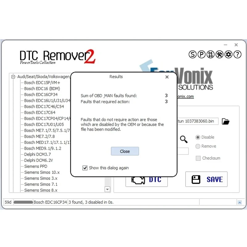 DTCRemover 2 V2.5.6 DTCRemover2 DTC удаление программного обеспечения в различных ЭБУ