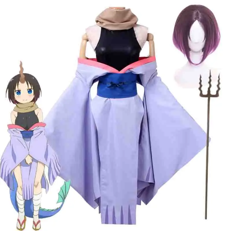 

Anime Miss Kobayashi‘s Dragon Maid Elma Cosplay Costume Jumpsuit Outfits Halloween Carnival Suit