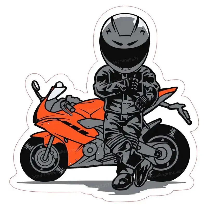 Детские наклейки для вождения мотоцикла, автомобиля, виниловая наклейка, водостойкое окно, мотоцикл, кемпер, бампер, украшение для ноутбука, SH536