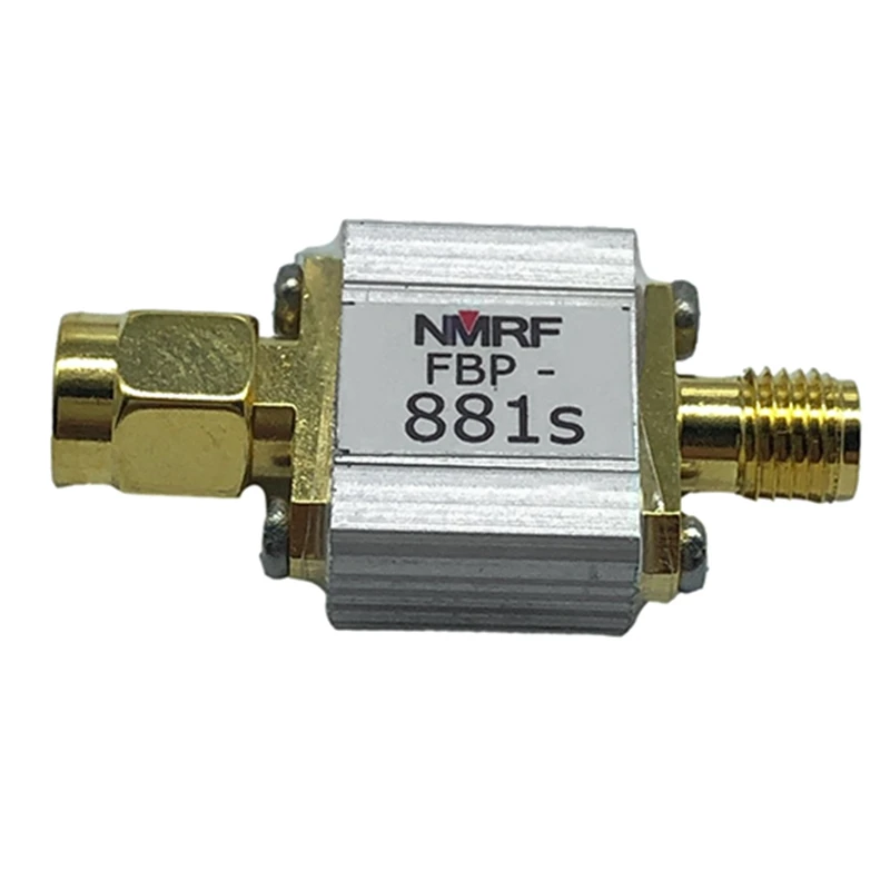 

FBP-881S GSM900 Dedicated SAW Bandpass Filter 27Mhz Bandwidth SMA Interface