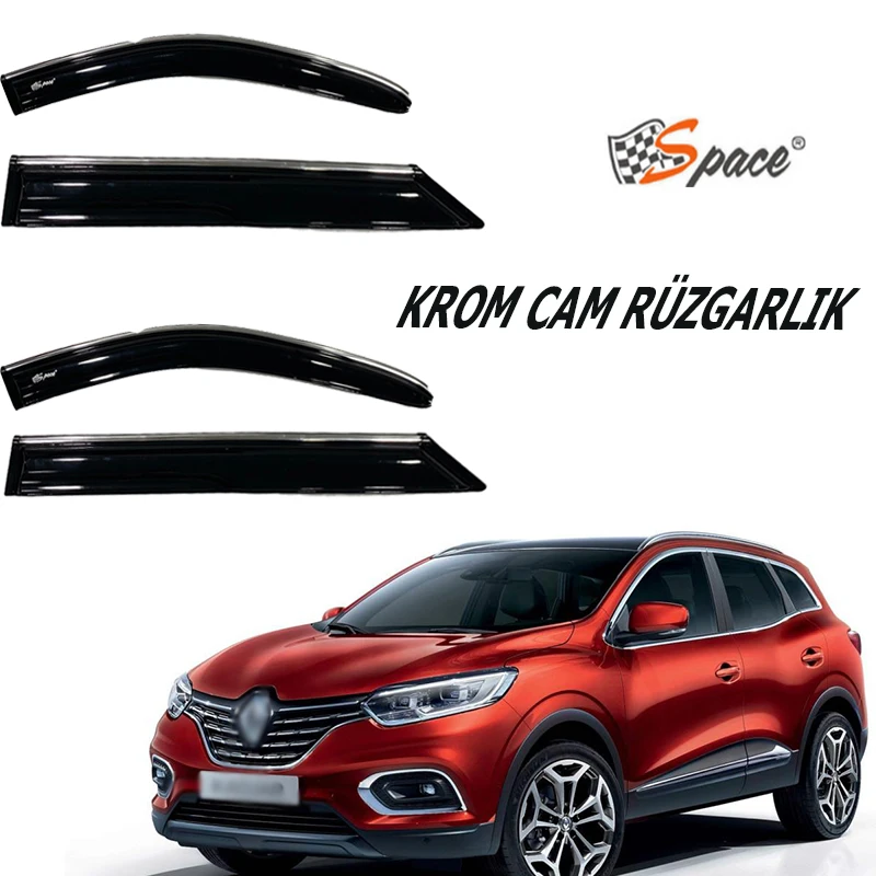 

Спойлер из хромированного стекла для Renault Kadjar 2016-2021/ CARU423