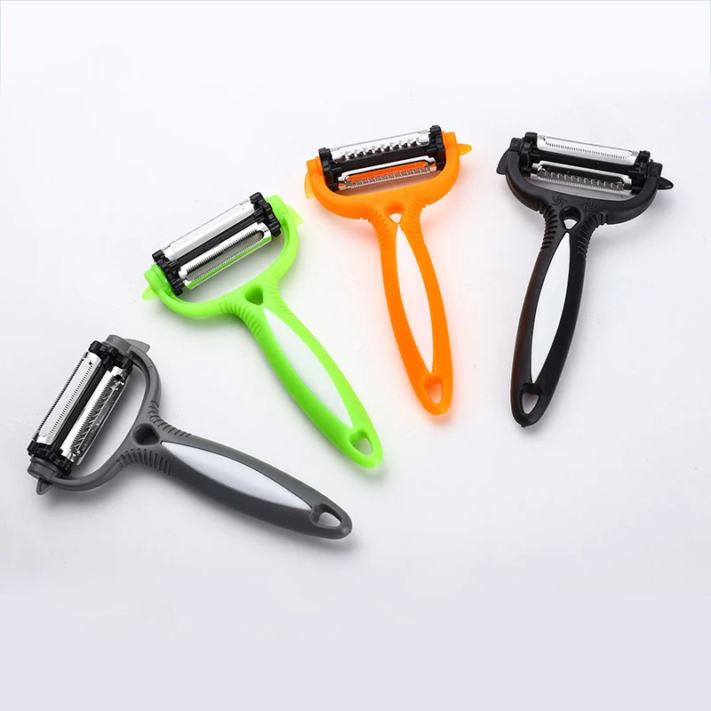 

Многофункциональная терка для фруктов, строительные инструменты 3 в 1, терка для картофеля и моркови, поворот на 360 градусов, кухонные аксесс...