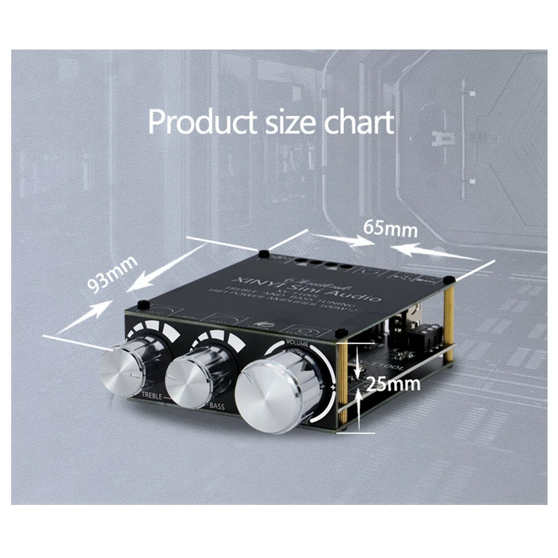 100 Вт + Bluetooth-совместимый цифровой аудио усилитель мощности класса 10 ~ 200 HiFi стерео