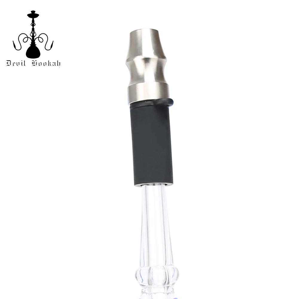 

EVIL HOOKAH New Stainless Steel Cigarette Suction Nozzle, Hookah Pipe Holder Filter Tip Belt/line Belt Cigarette Accessories