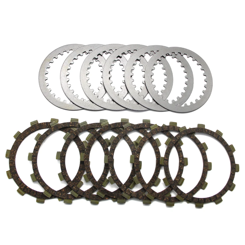 

Motorcycle Clutch Friction Disc Plate Kit For Yamaha YFM350 Big Bear 350 4WD Special Edition YFM350R YFM350ER YFM350X YFM400 FPR