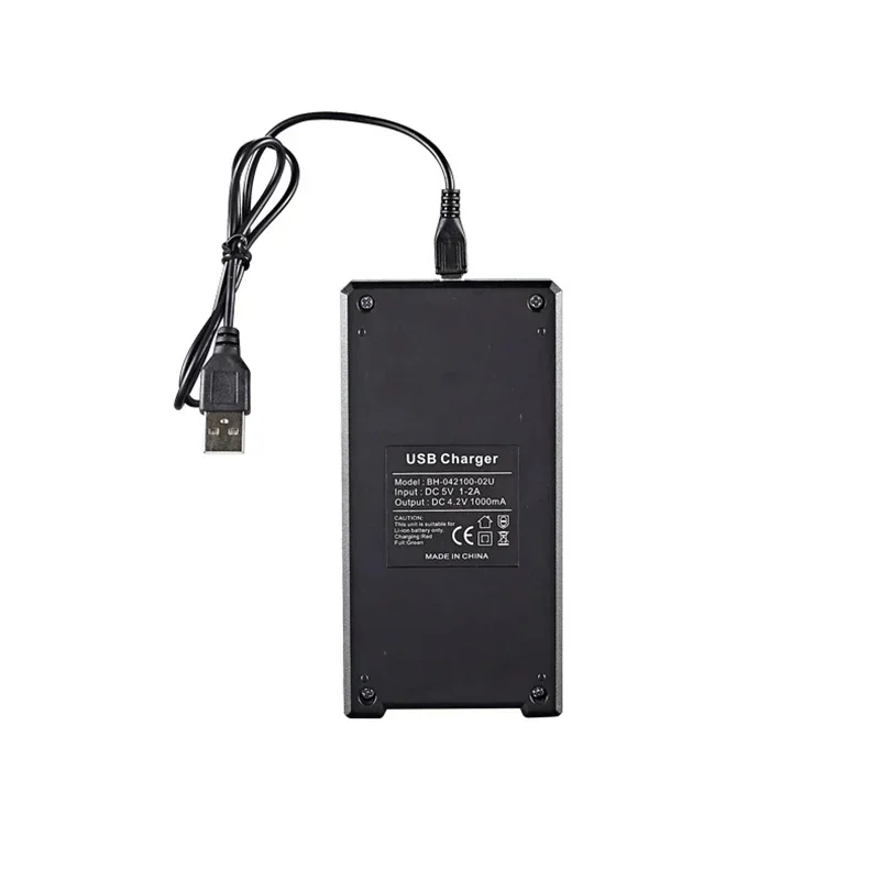 Зарядное устройство USB 18650 с 2 слотами двойной независимый зарядный адаптер