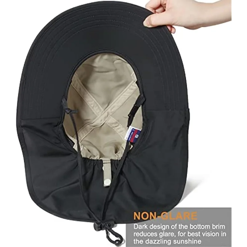 GADIEMKENSD Kid's Play Hat, Sun Hat with Neck Flap for Girls and Boys - UPF 50+ Protection, Ultra-Light M12