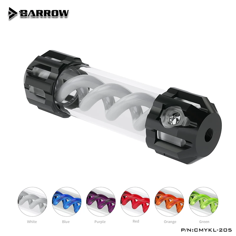 

Barrow DNA cylinder reservoir computer case water cooling tank Oil reservoir 210mm length 5V ARGB 3 PIN Lighting AURA SYNC