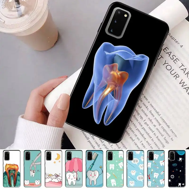 

Dentist Tooth Pattern Phone Case For Samsung Galaxy S 20lite S21 S21ULTRA s20 s20plus S21plus 20UlTRA