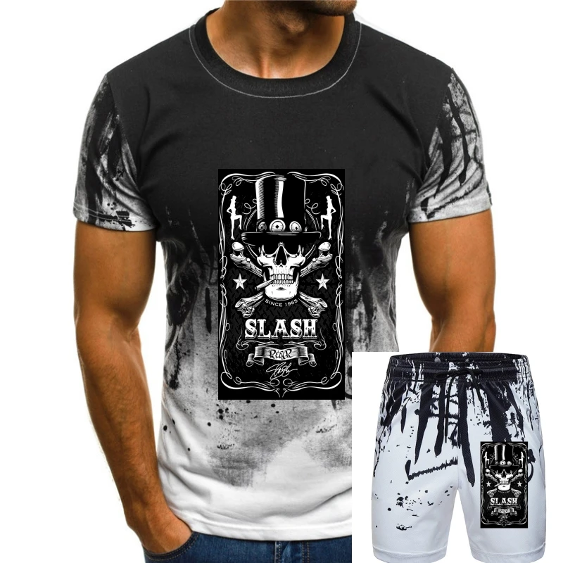

Bottle Of Slash Men Black T Shirt Loose Clothes
