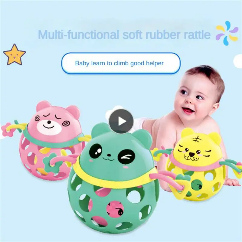 

Baby Toys For Newborns Newborn Teethers Grasping Exercise Game Hand Bell Rattle For Baby Rattle Baby Soft Rubber Rattle Rattles