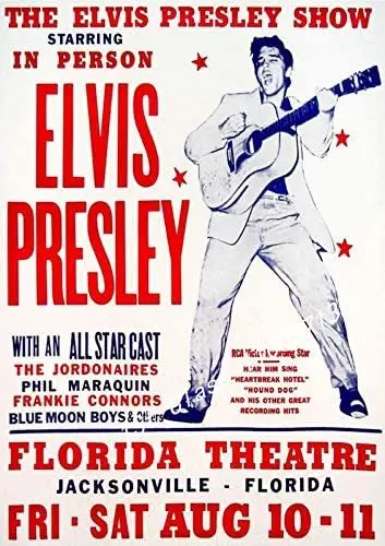 

Декоративный плакат на стену в стиле ретро для концертов и таверн Elvis